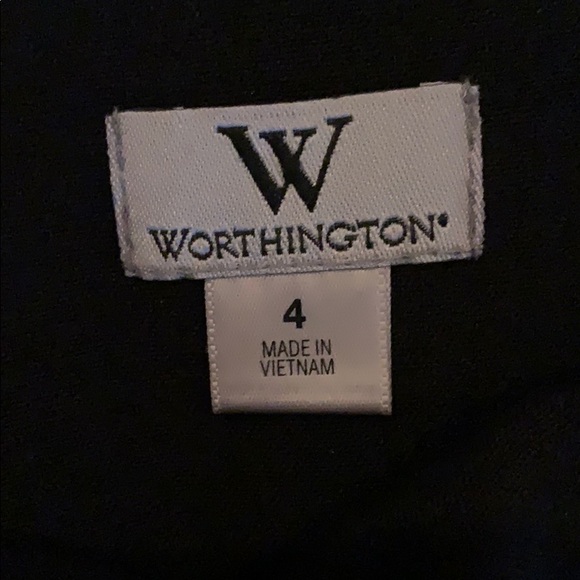 Worthington Mixed Media Mini Pleather Aline Skirt - Picture 2 of 8